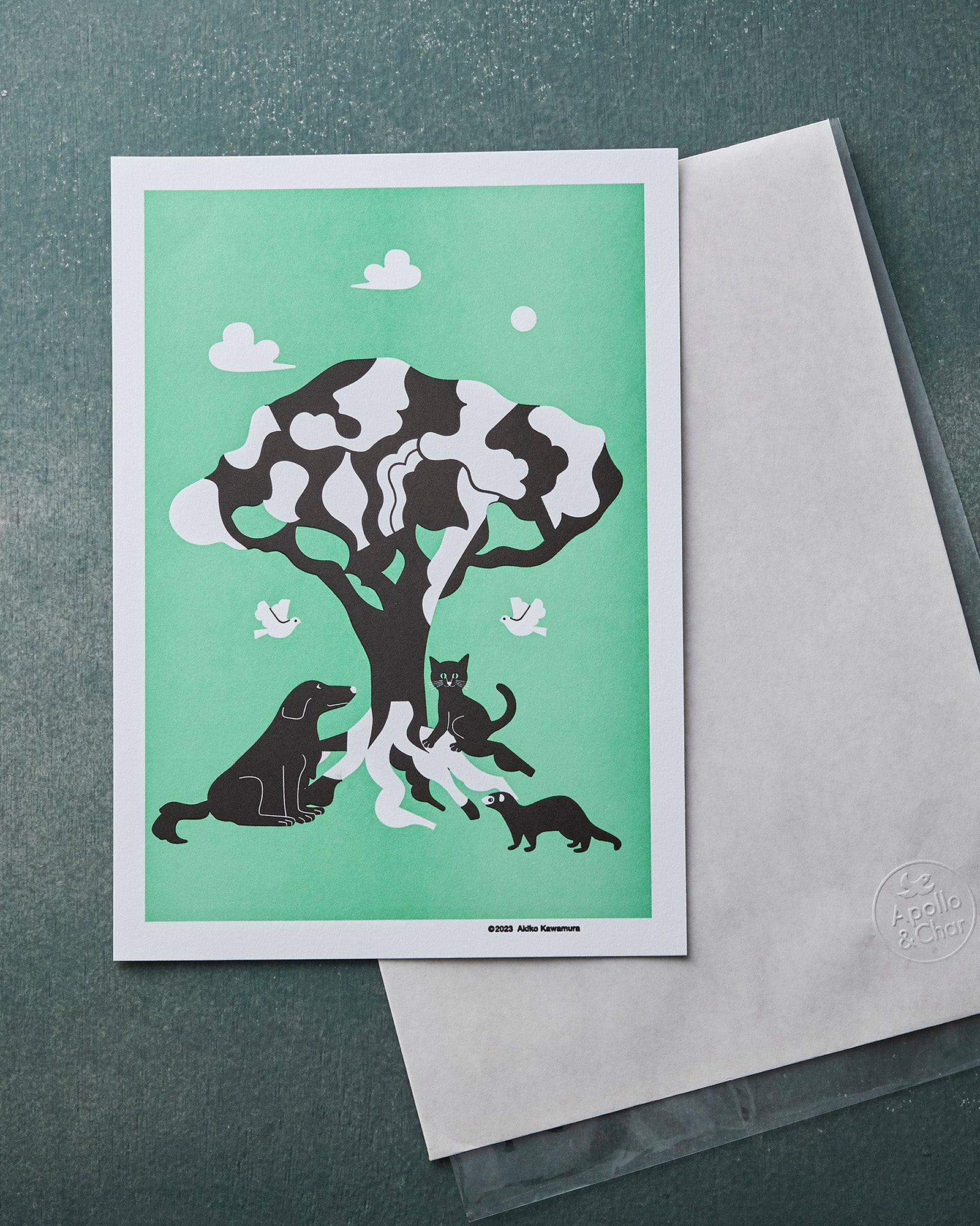 Tree & His Friends / Card L