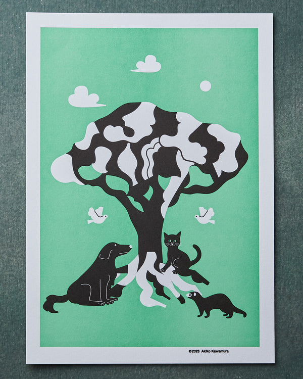 Tree & His Friends / Card L